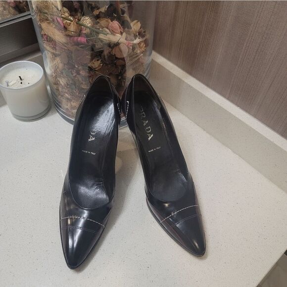 Prada Heels Sz 40 - Picture 1 of 14